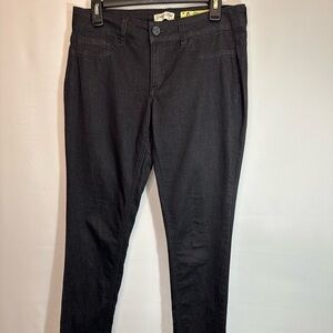 Indigo Rein Skinny Stretch Black Denim Jeans Pants Size 9 Lightweight Gothic